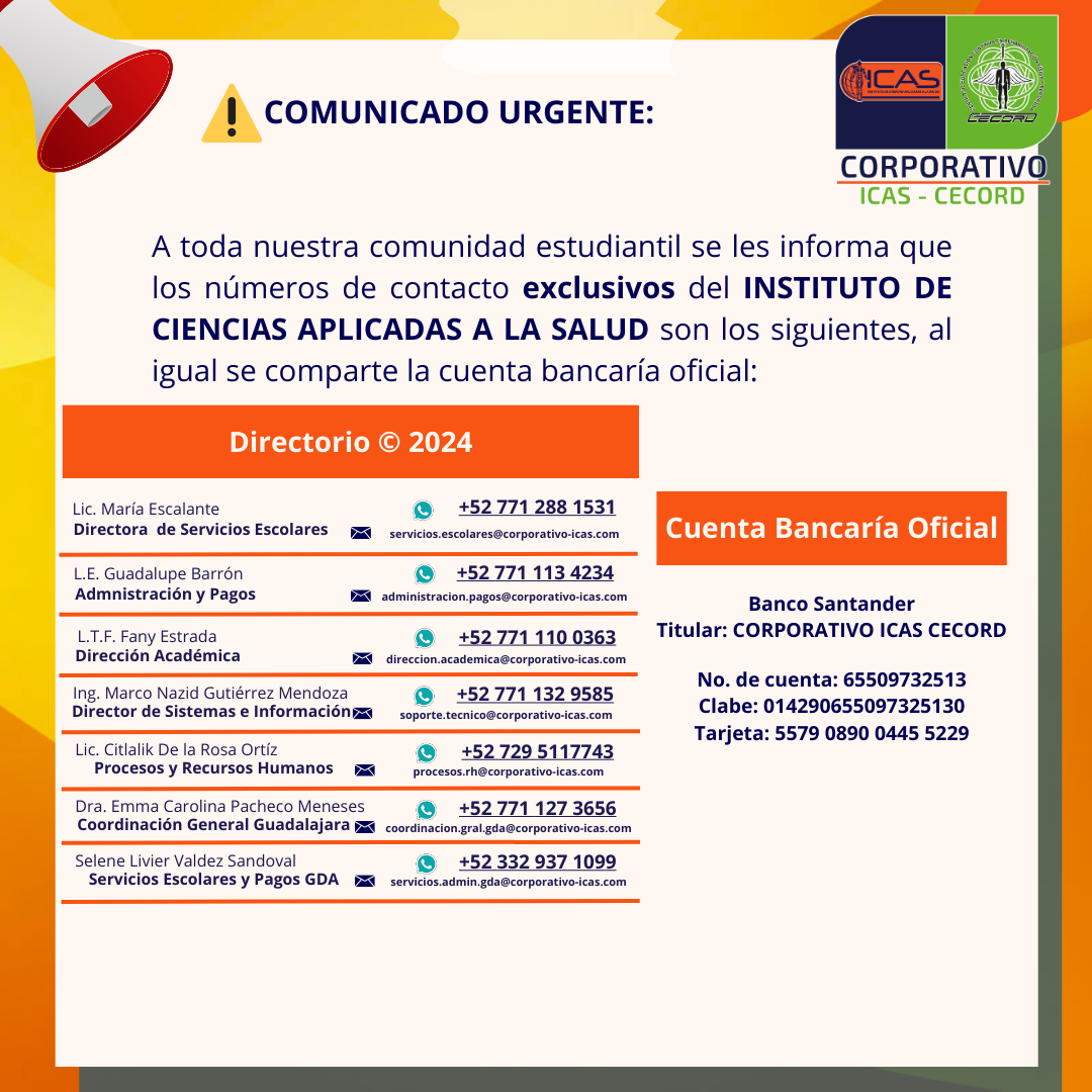 Comunicado Urgente